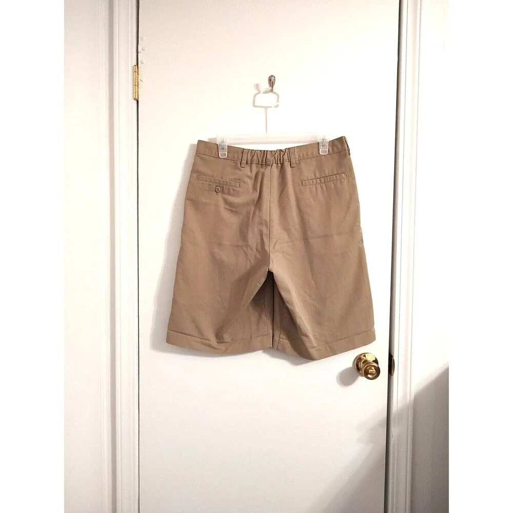Dickies Boy Size 20H/31W Polyester Cotton Brown Tan Beige Khaki Summer Shorts